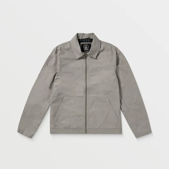 NWT Volcom Mens Grey Gray Oak Drive Lined Full Zip Jacket Size XXL 2XL NEW - Picture 6 of 6